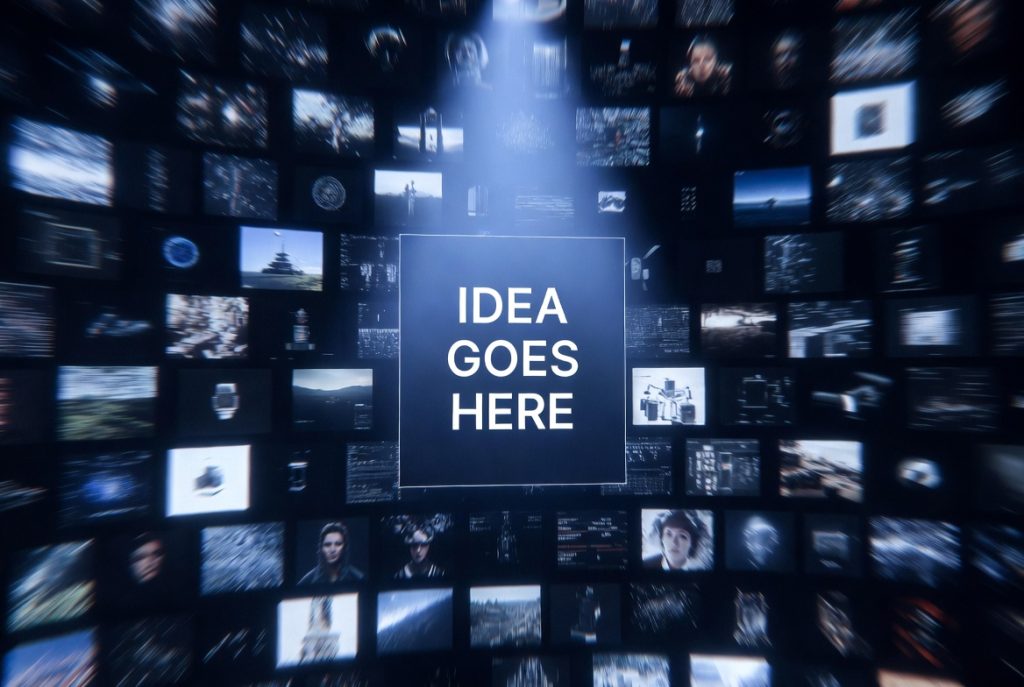 AI makes visual production easier but ideas remain valuable